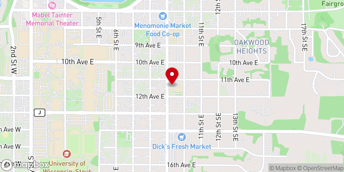 Map showing location of St. Paul's Lutheran Church and School WELS