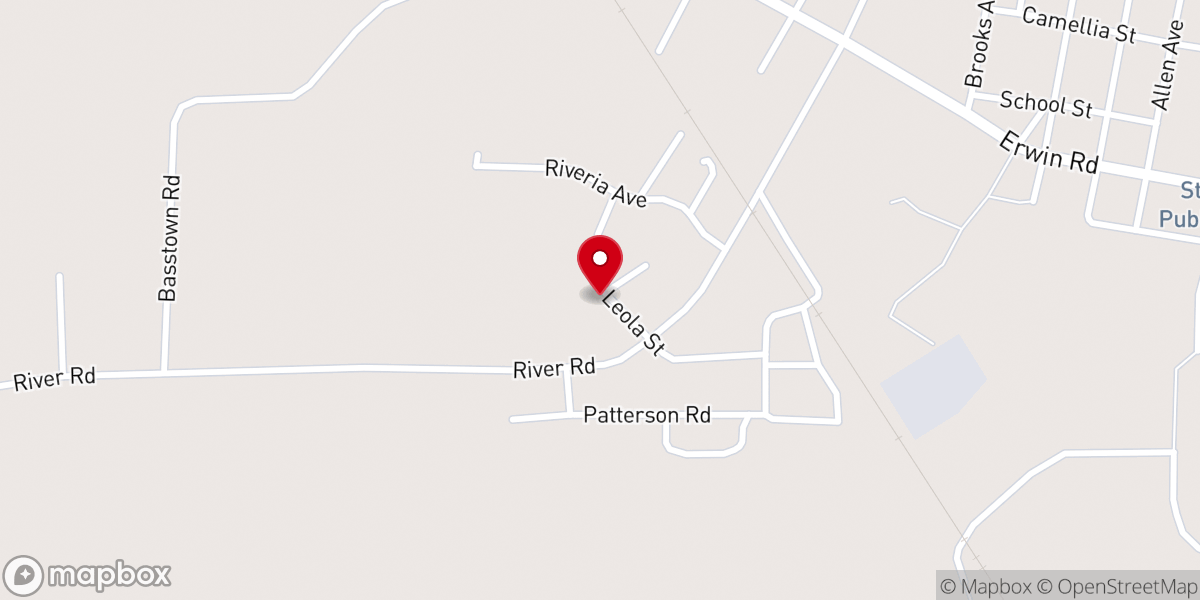 Map showing location of Stonewall Church of God