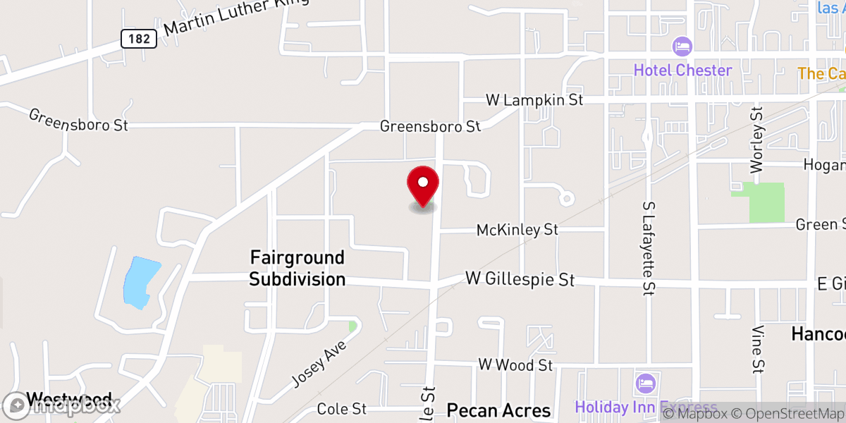 Map showing location of The Assembly Starkville