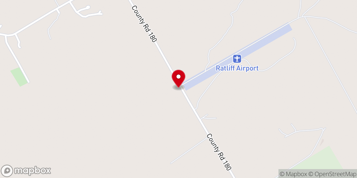 Map showing location of Pilot Knob Church