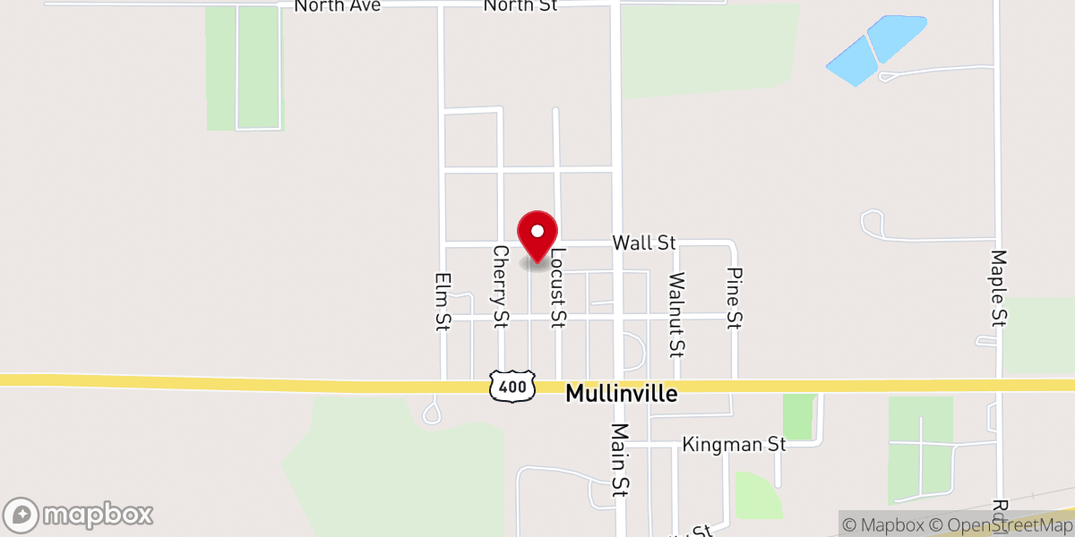 Map showing location of United Methodist Church
