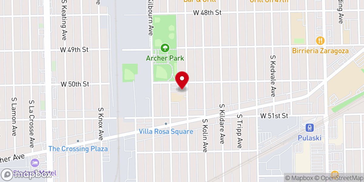Map showing location of Saint Richard Catholic Church