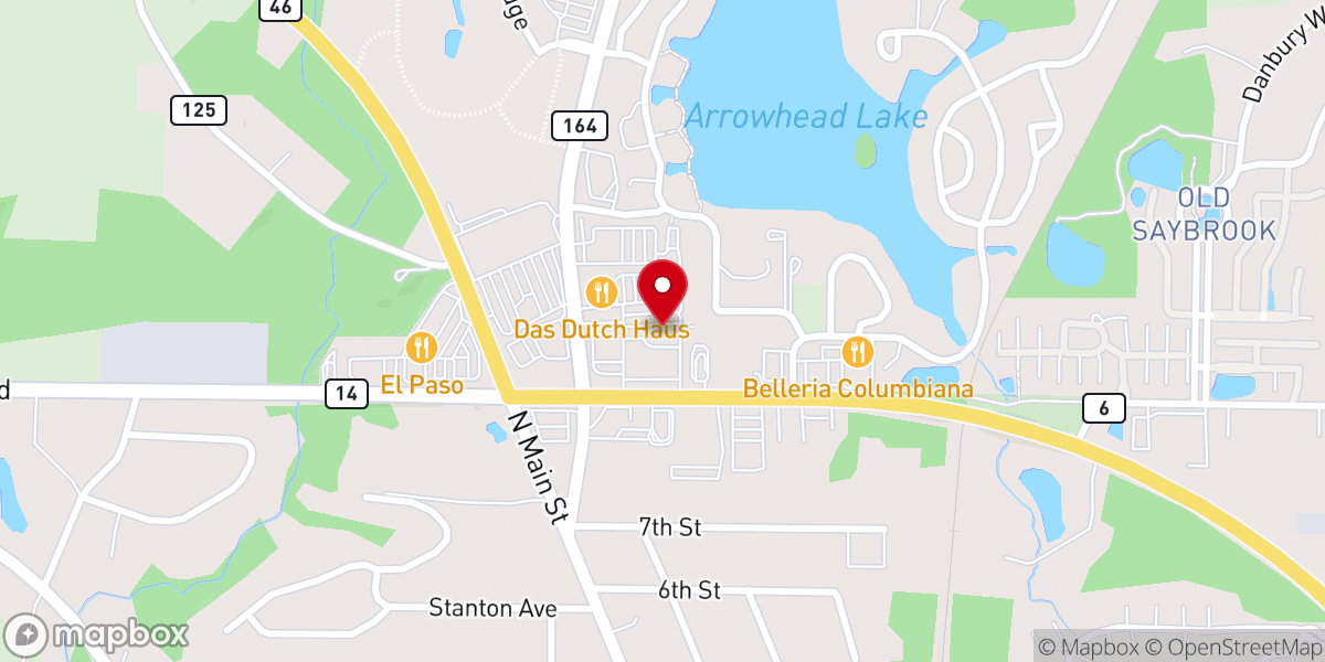 Map showing location of New Creation Fellowship Church