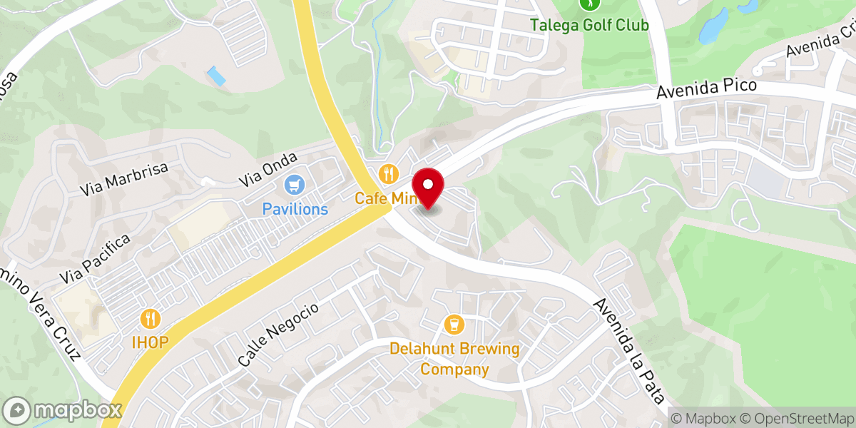 Map showing location of Sessions - Hosted by Saddleback Church