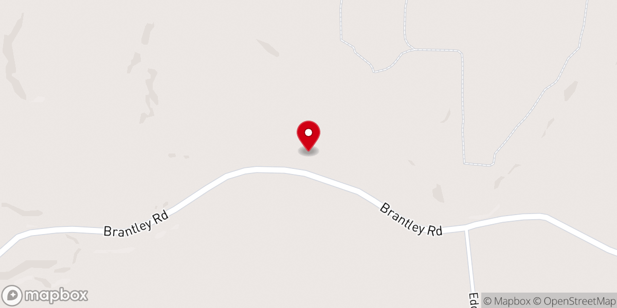 Map showing location of Poplar Springs Baptist Church