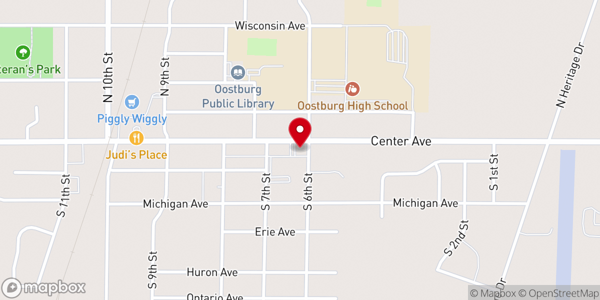 Map showing location of Bethel Orthodox Presbyterian