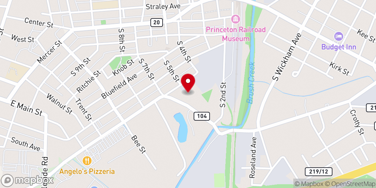 Map showing location of Cornerstone Family Church