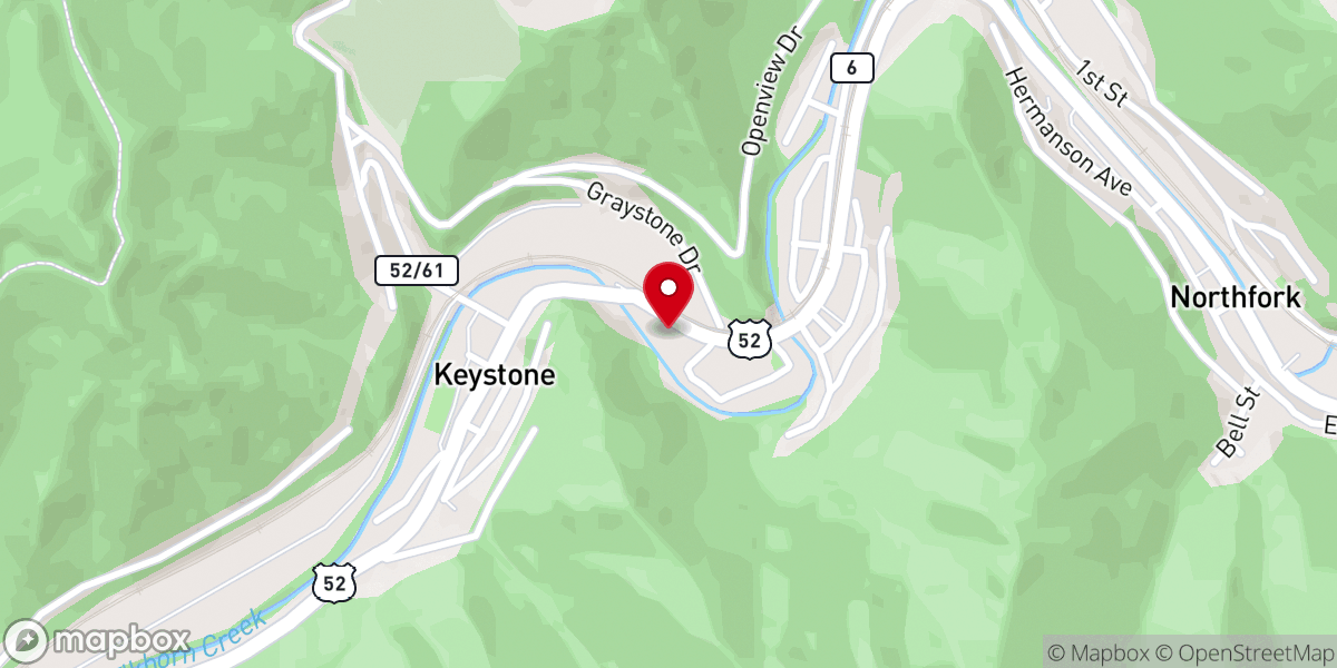 Map showing location of Zion Pentecostal Tabernacle