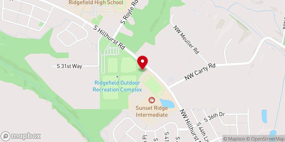 Map showing location of GO Church - Ridgefield