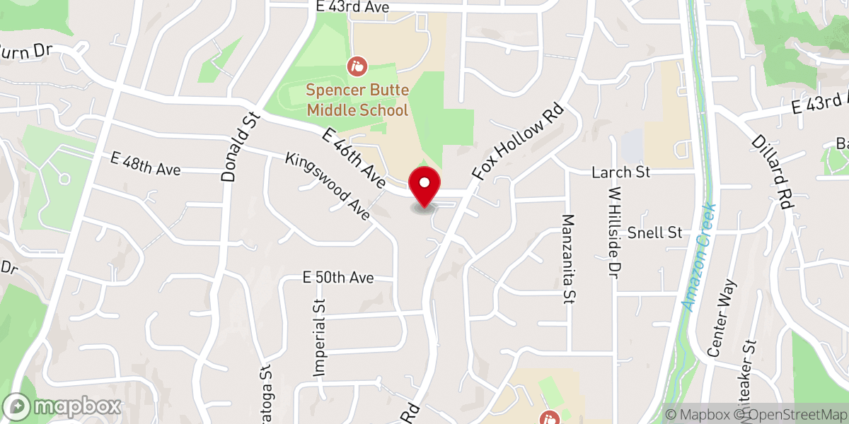 Map showing location of Harvest Church International