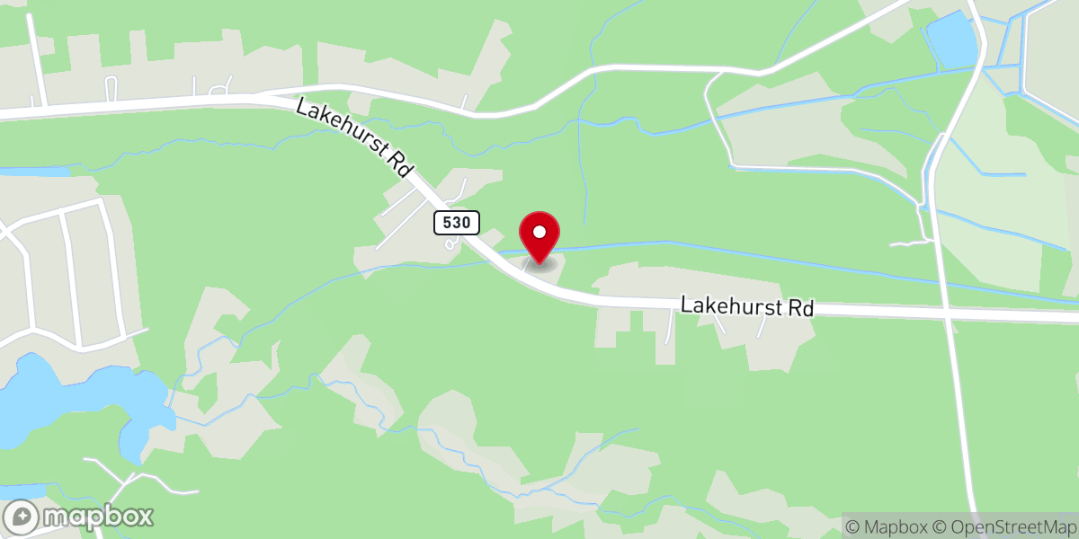 Map showing location of Friendship AME Church