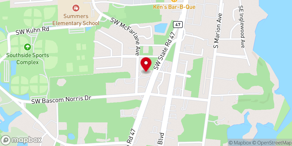 Map showing location of First Advent Church