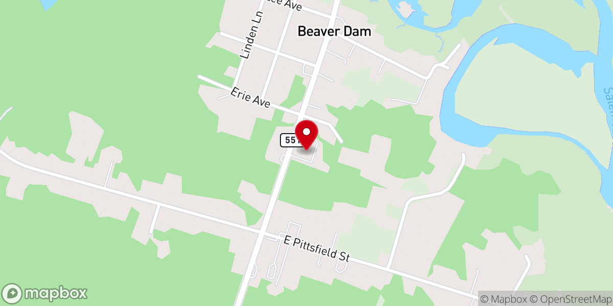 Map showing location of Grace Church, Orthodox Presbyterian