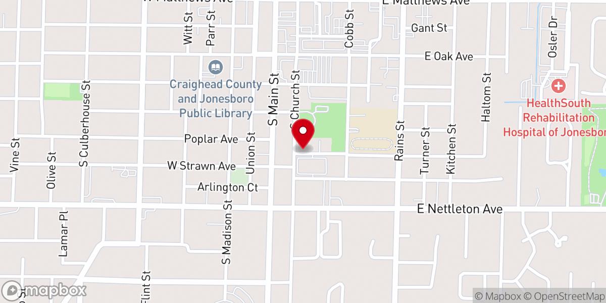 Map showing location of Breaking Bonds Ministries