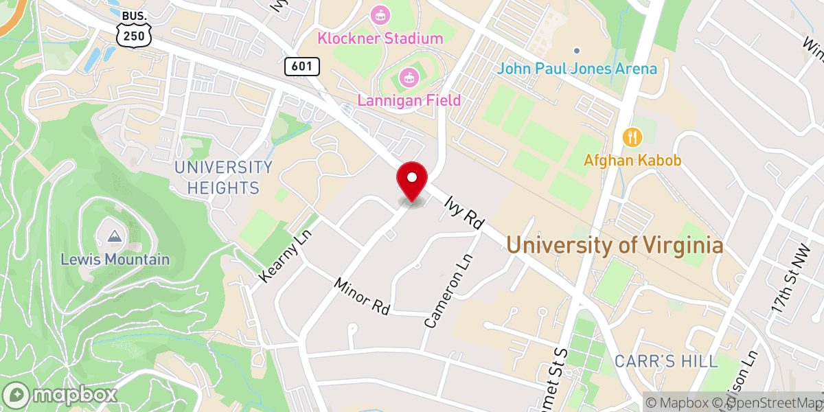 Map showing location of St Mark Lutheran Church