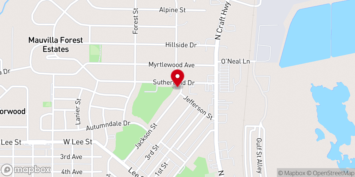 Map showing location of Second Chance Full Gospel Outreach Ministry