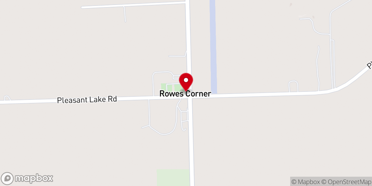 Map showing location of Sharon Church