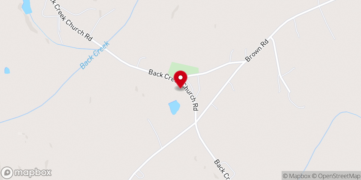 Map showing location of Trailblazers Music