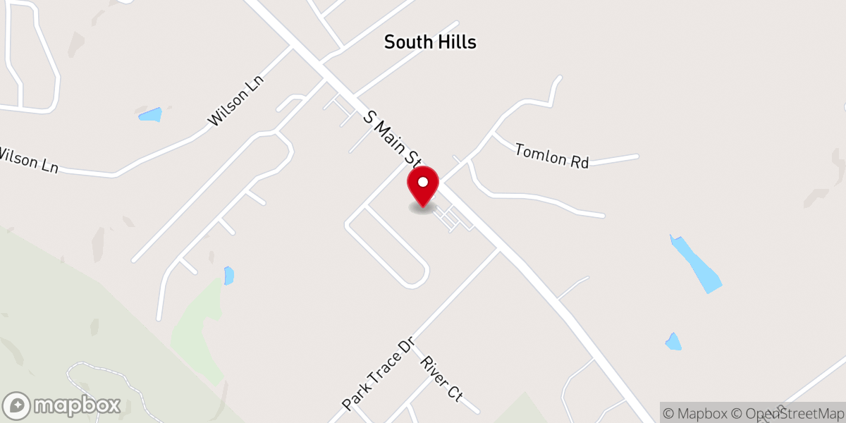 Map showing location of Trinity Tabernacle