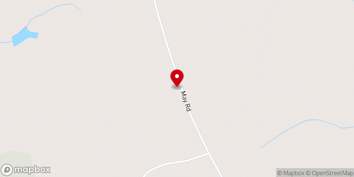 Map showing location of White Rock Church