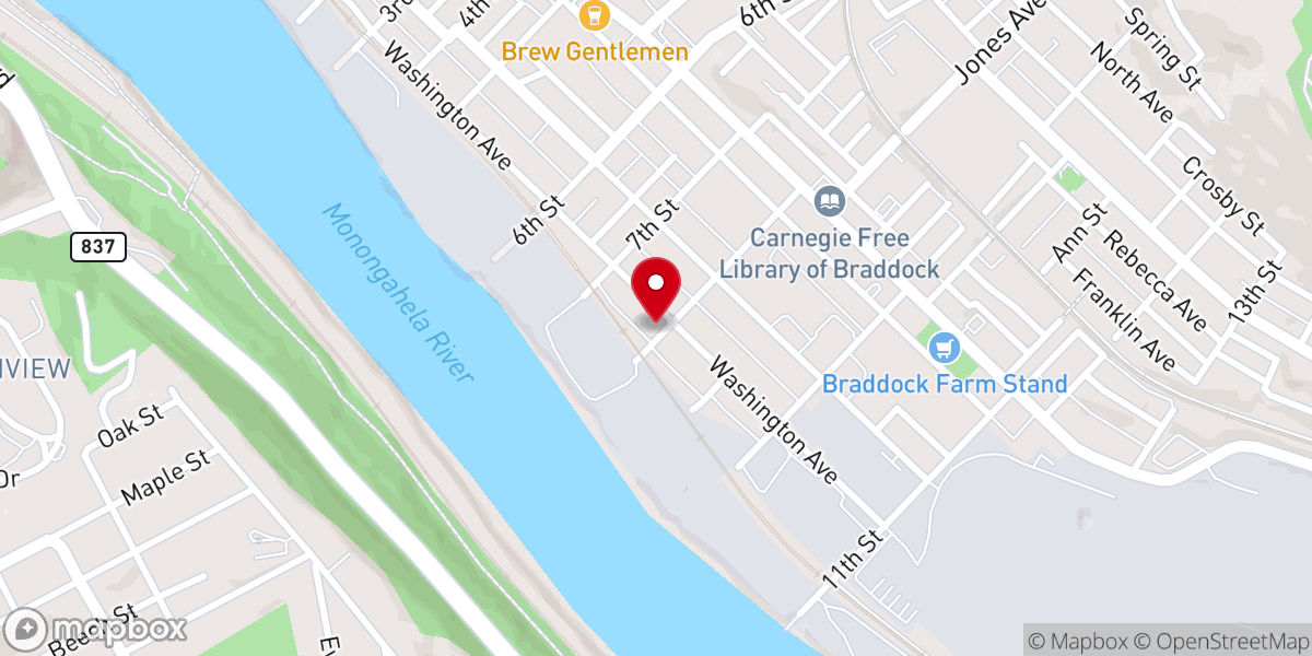 Map showing location of Living Water Baptist Bible Outreach