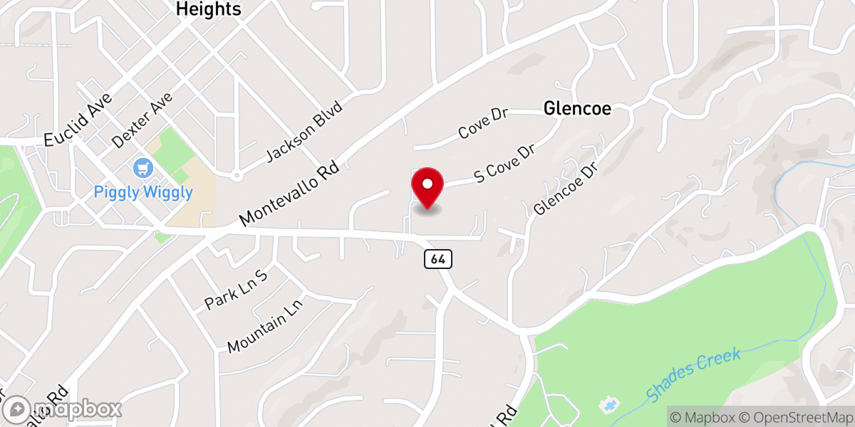 Map showing location of Saint Luke's Episcopal Church
