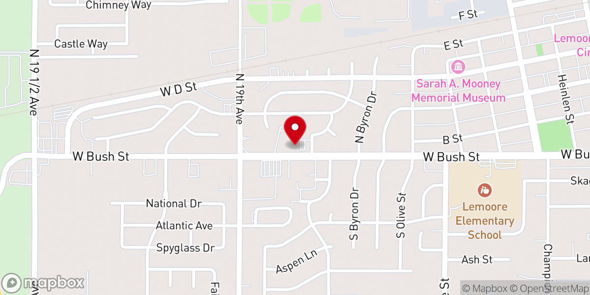 Map showing location of South Valley Community Church