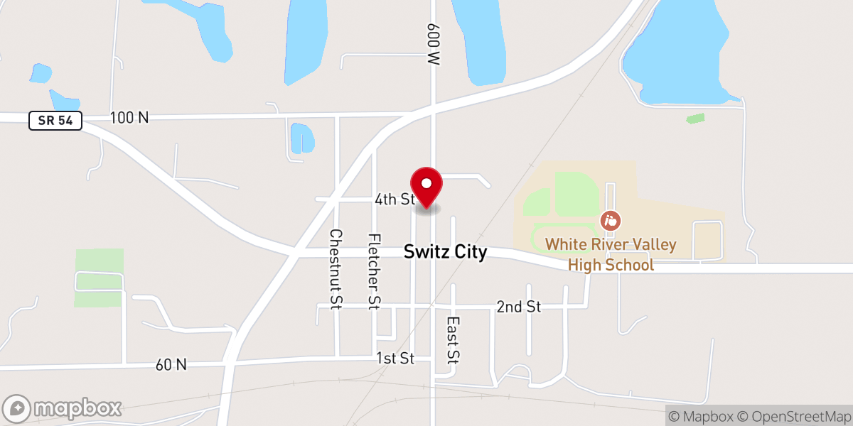 Map showing location of Cornerstone Church