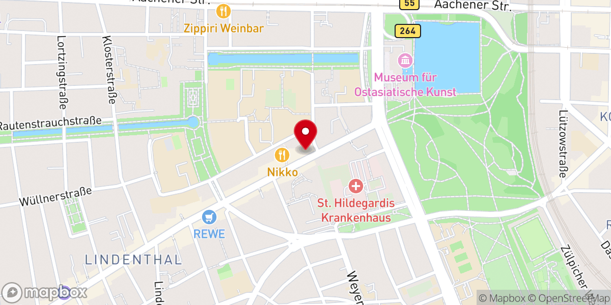 Map showing location of 科隆渴恩华人基督教会 Chinesische Christliche Gemeinde KEEN e.V. Köln(CCG KEEN)