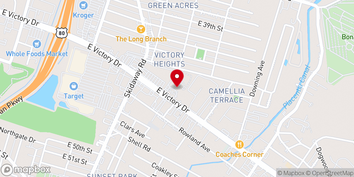 Map showing location of Catholic Diocese of Savannah
