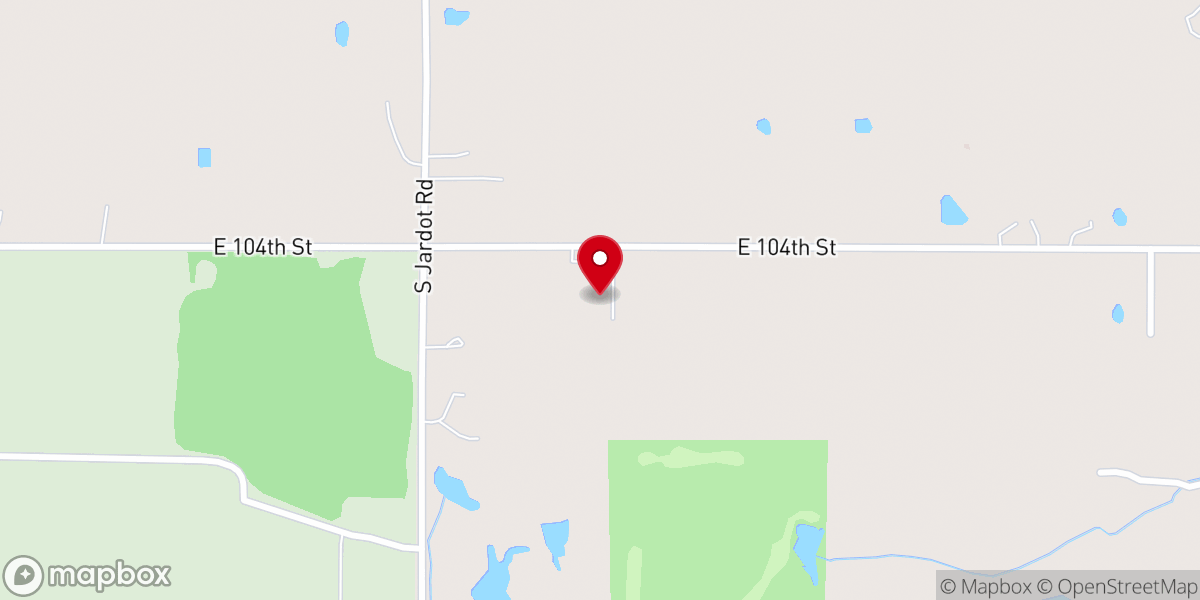 Map showing location of Immanuel Baptist Church