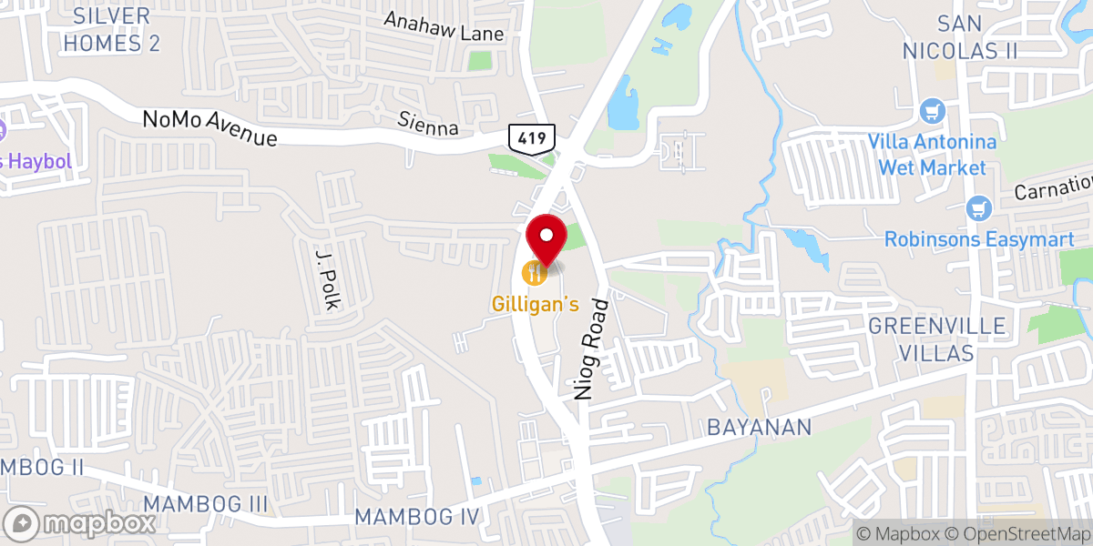Map showing location of Victory Bacoor - Main Square Mall