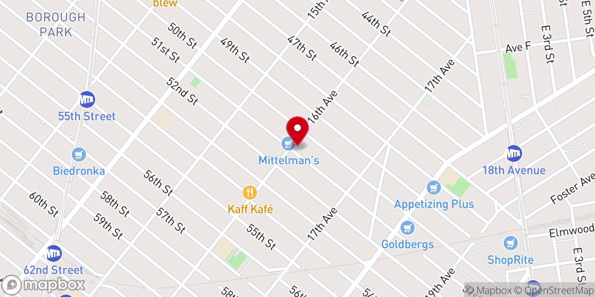 Map showing location of Ismach Moshe Inc