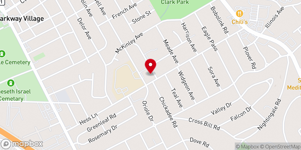 Map showing location of Saint Stephen Martyr Catholic Church