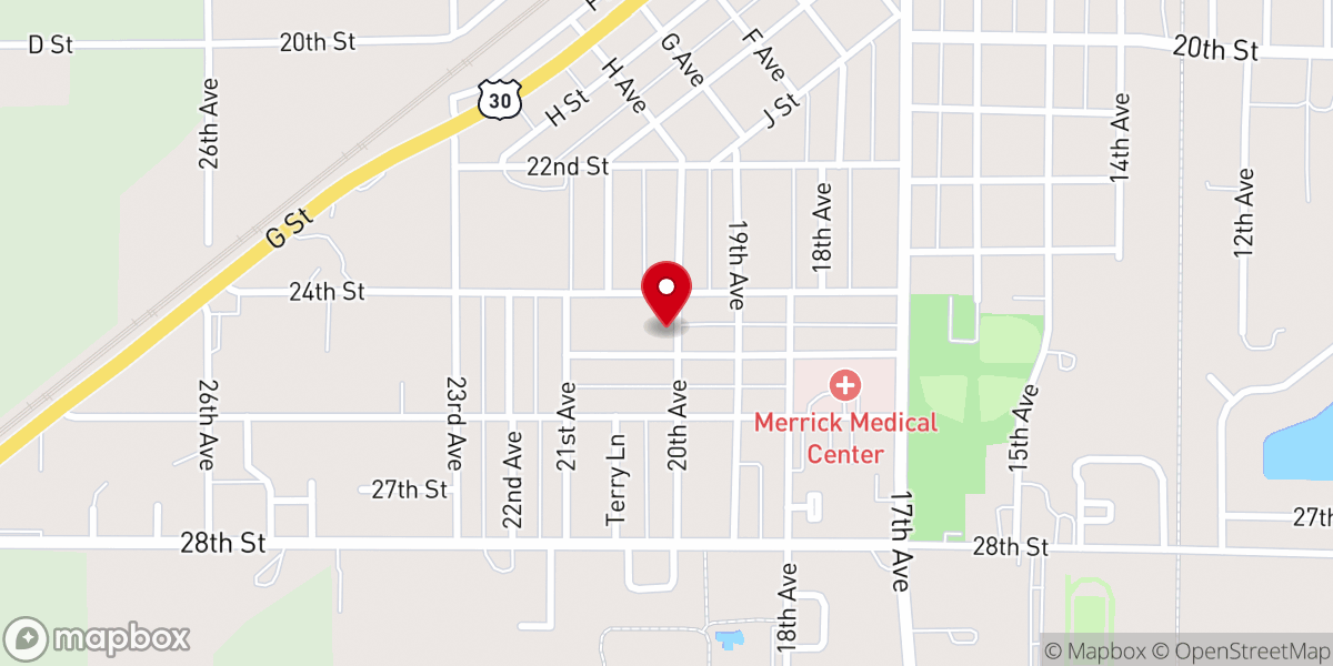 Map showing location of St Michael's Catholic Church