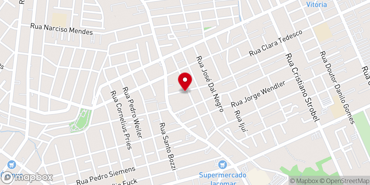 Map showing location of Igreja Evangélica Luterana do Brasil