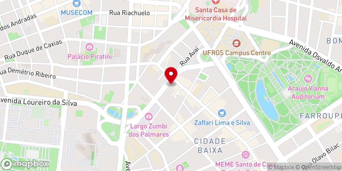 Map showing location of Mosteiro Nossa Senhora do Carmo