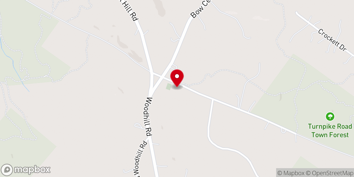 Map showing location of Crossroads Community Church