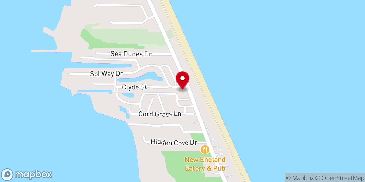 Map showing location of First Baptist Church Of South Beaches