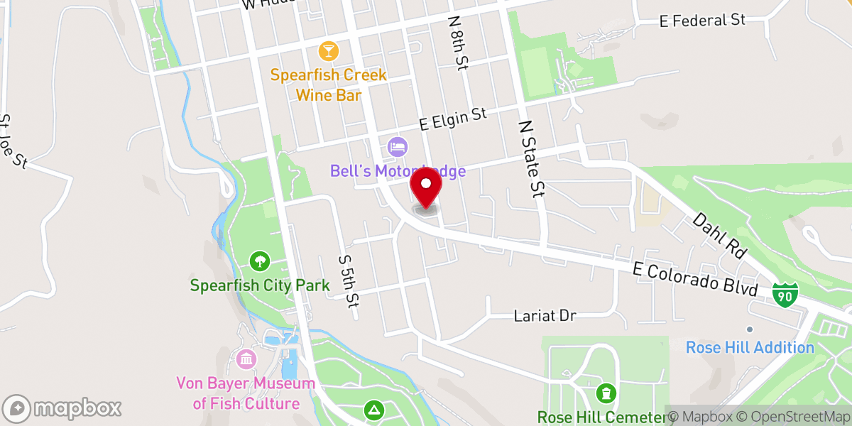 Map showing location of Living Waters