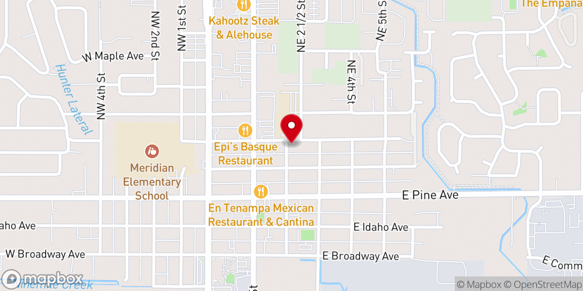 Map showing location of Holy Transfiguration Antiochian Orthodox Church