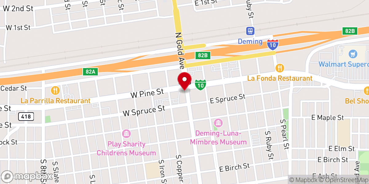 Map showing location of Living Word Family Church