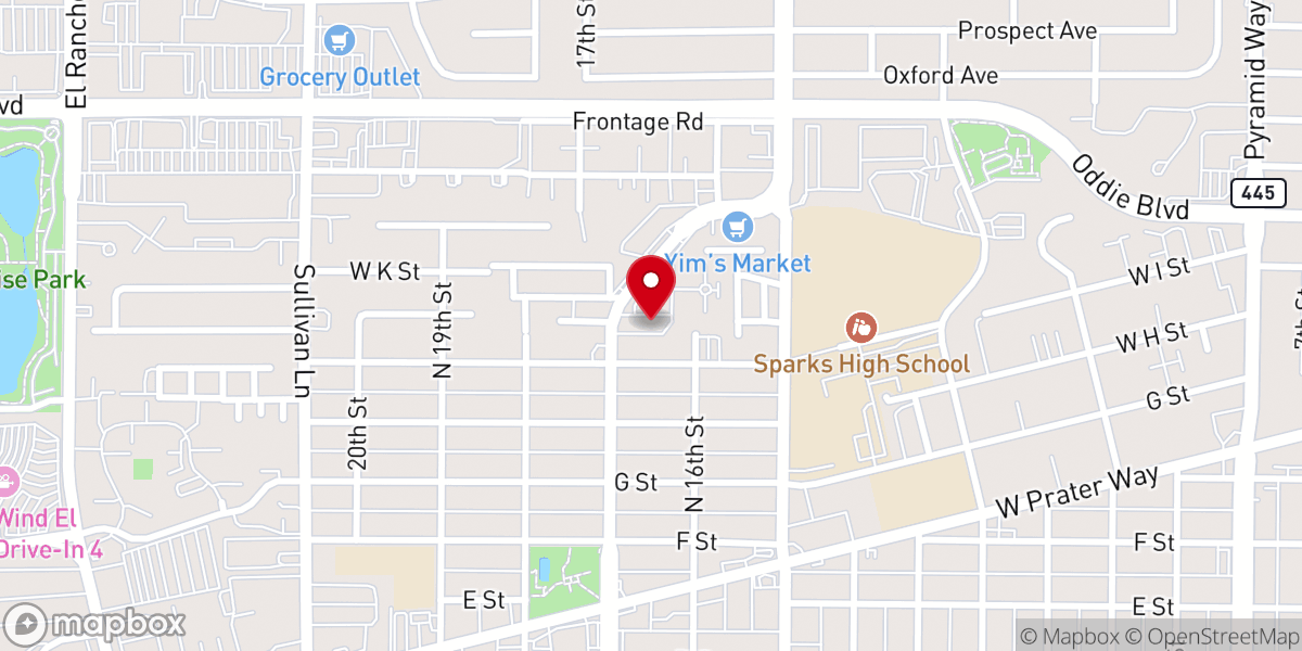 Map showing location of Iglesia El Refugio