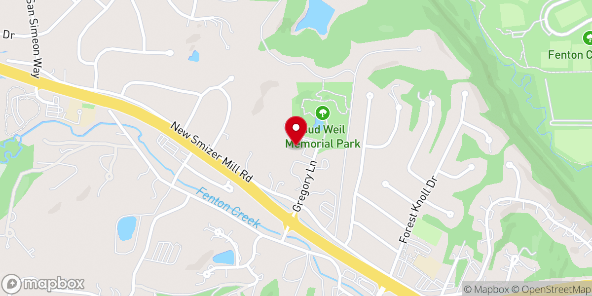 Map showing location of Fenton Crossing Bible Chapel