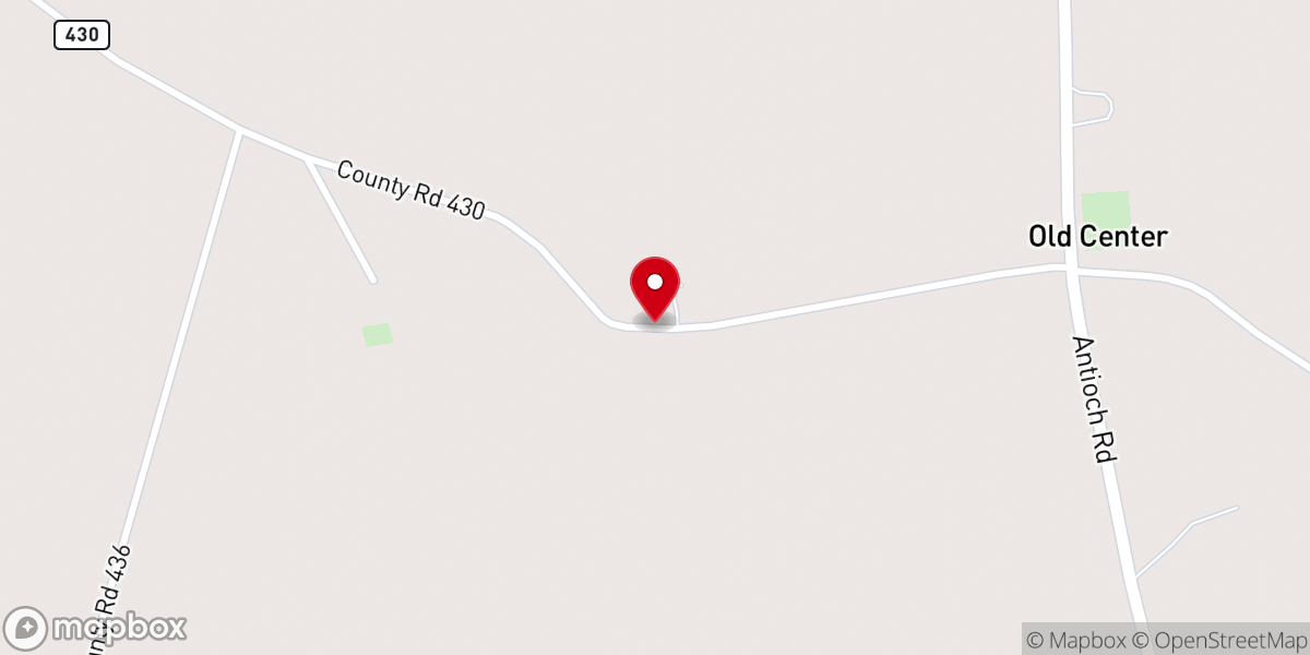 Map showing location of Social Point Baptist Church