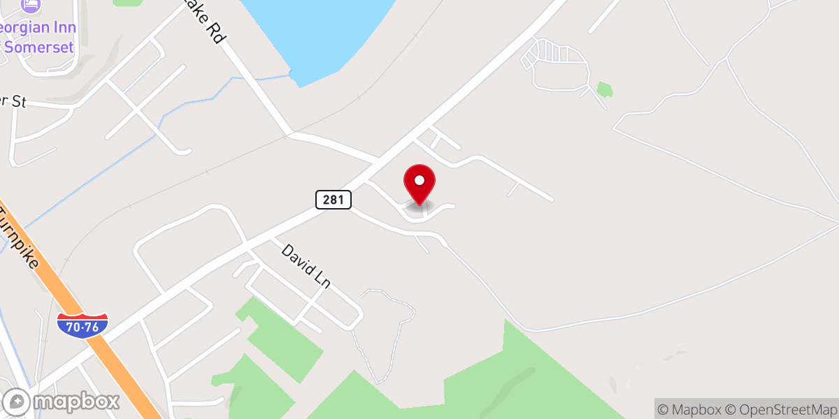 Map showing location of Grace Bible Fellowship