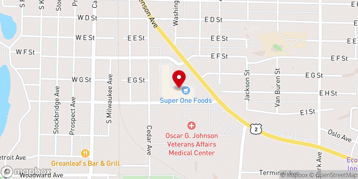 Map showing location of Midtown Mall Office