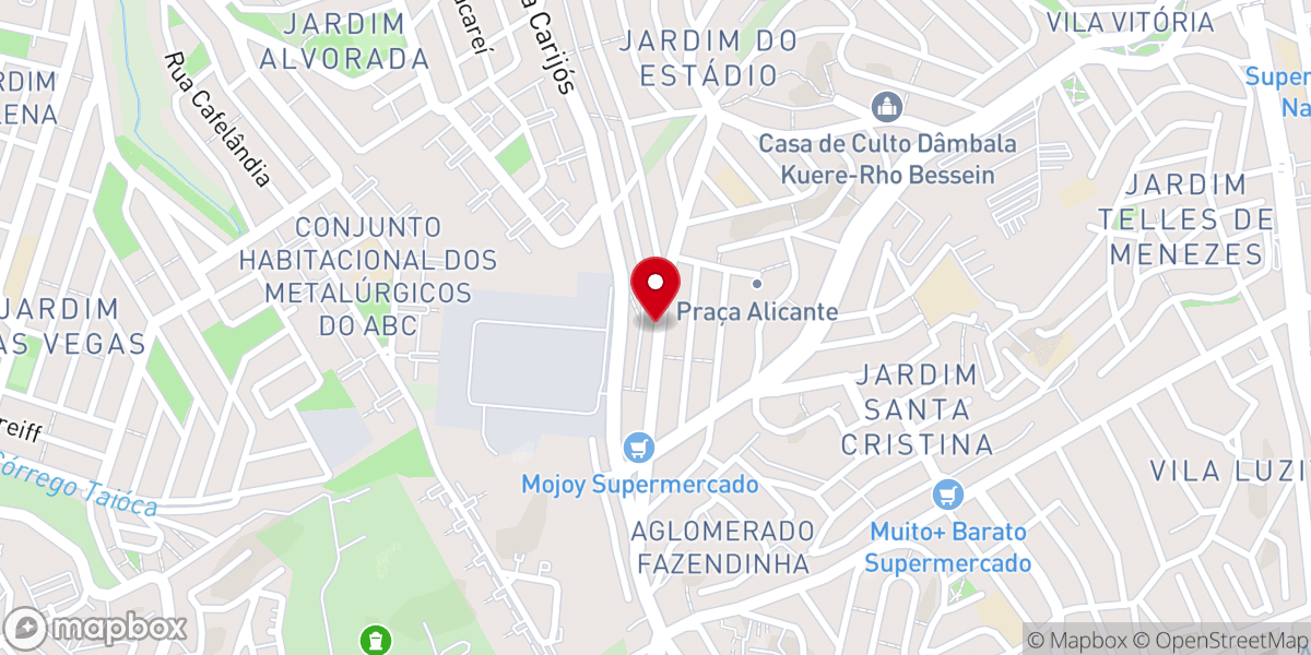 Map showing location of Igreja Pentecostal Deus Da Promessa Manancial