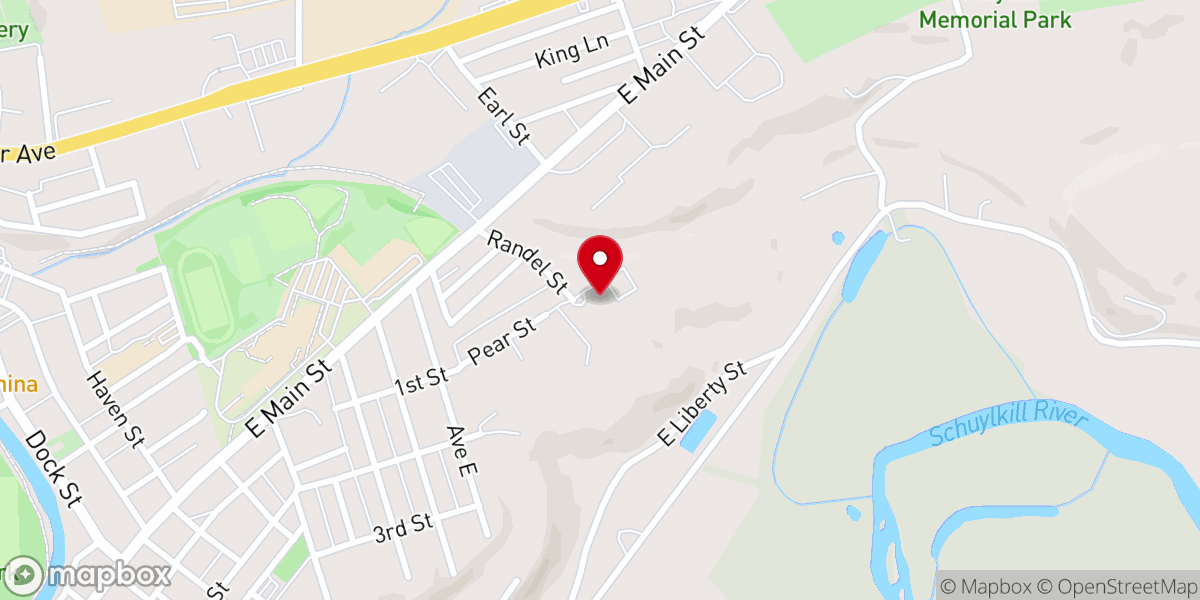 Map showing location of Saint Ambrose Catholic Church