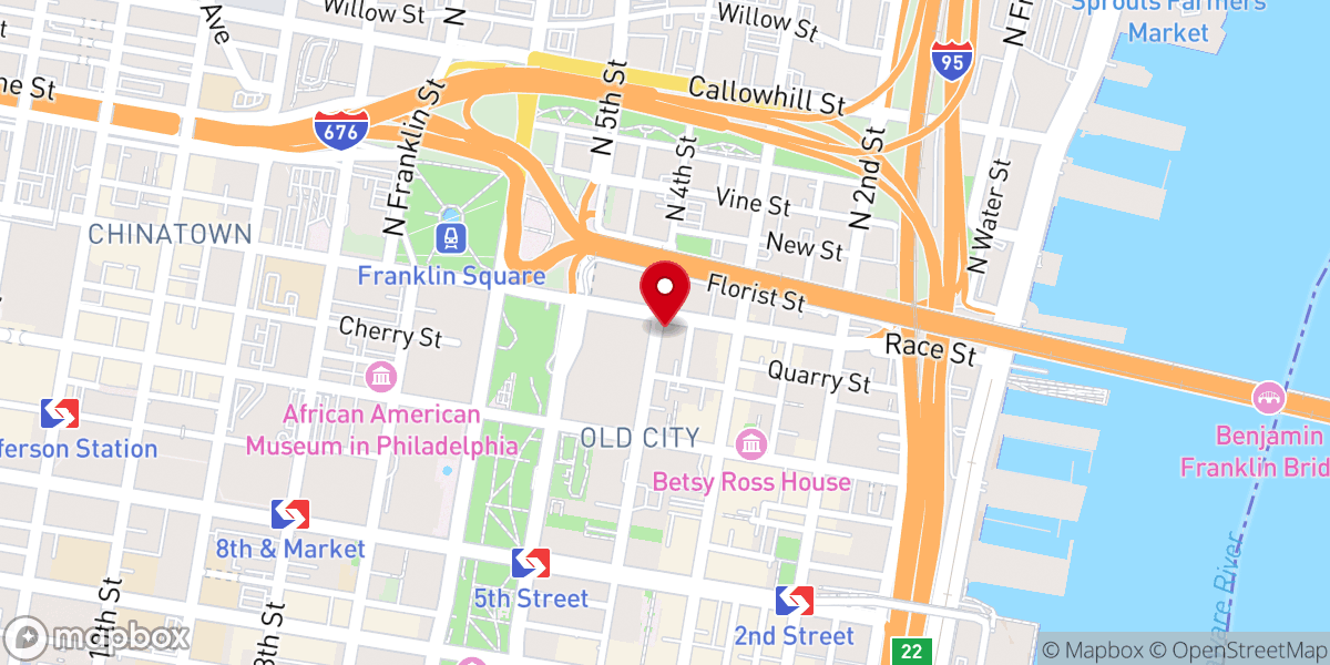 Map showing location of Pioneers for Christ Foundation